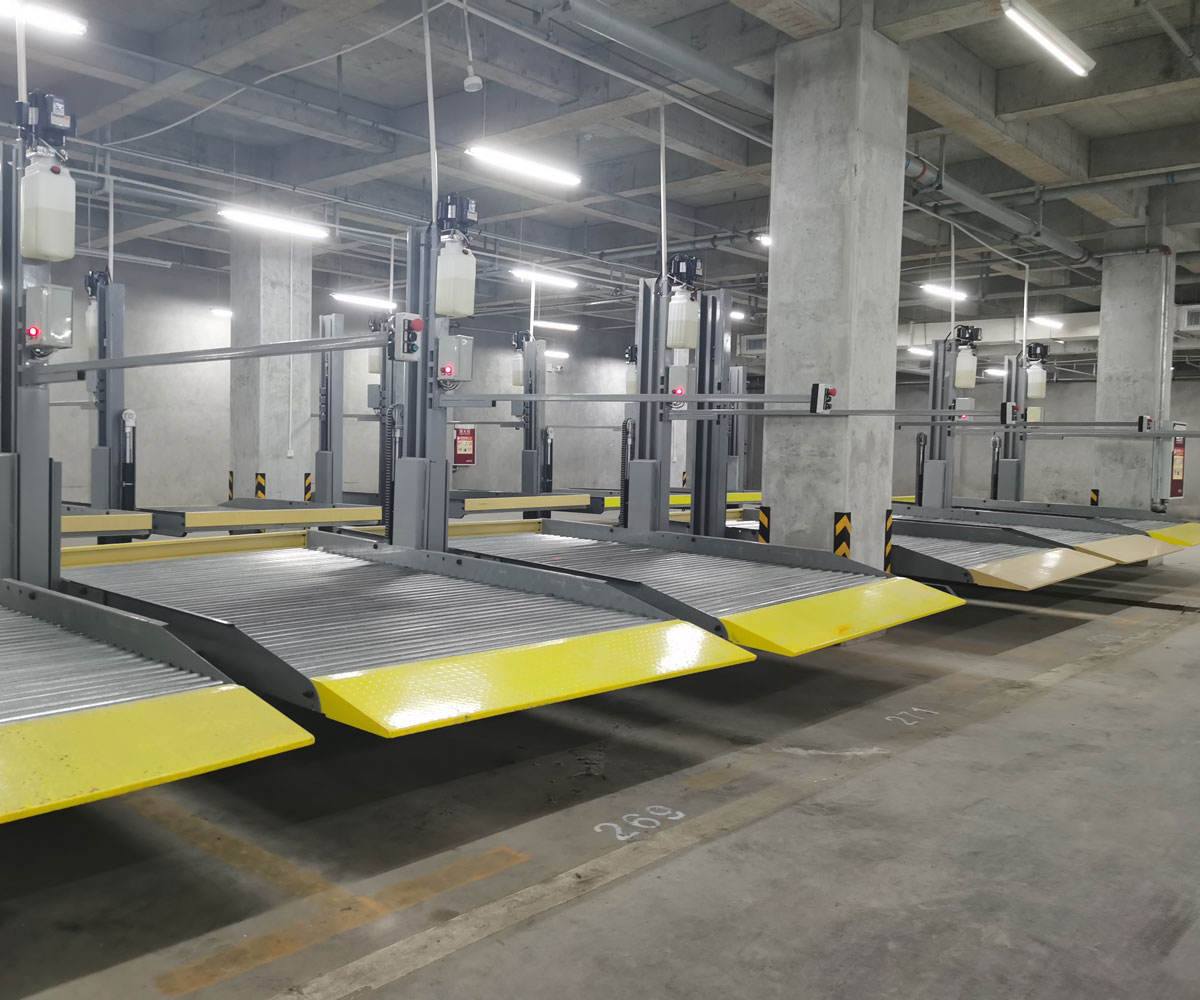 隆陽升降橫移式機械停車場租用