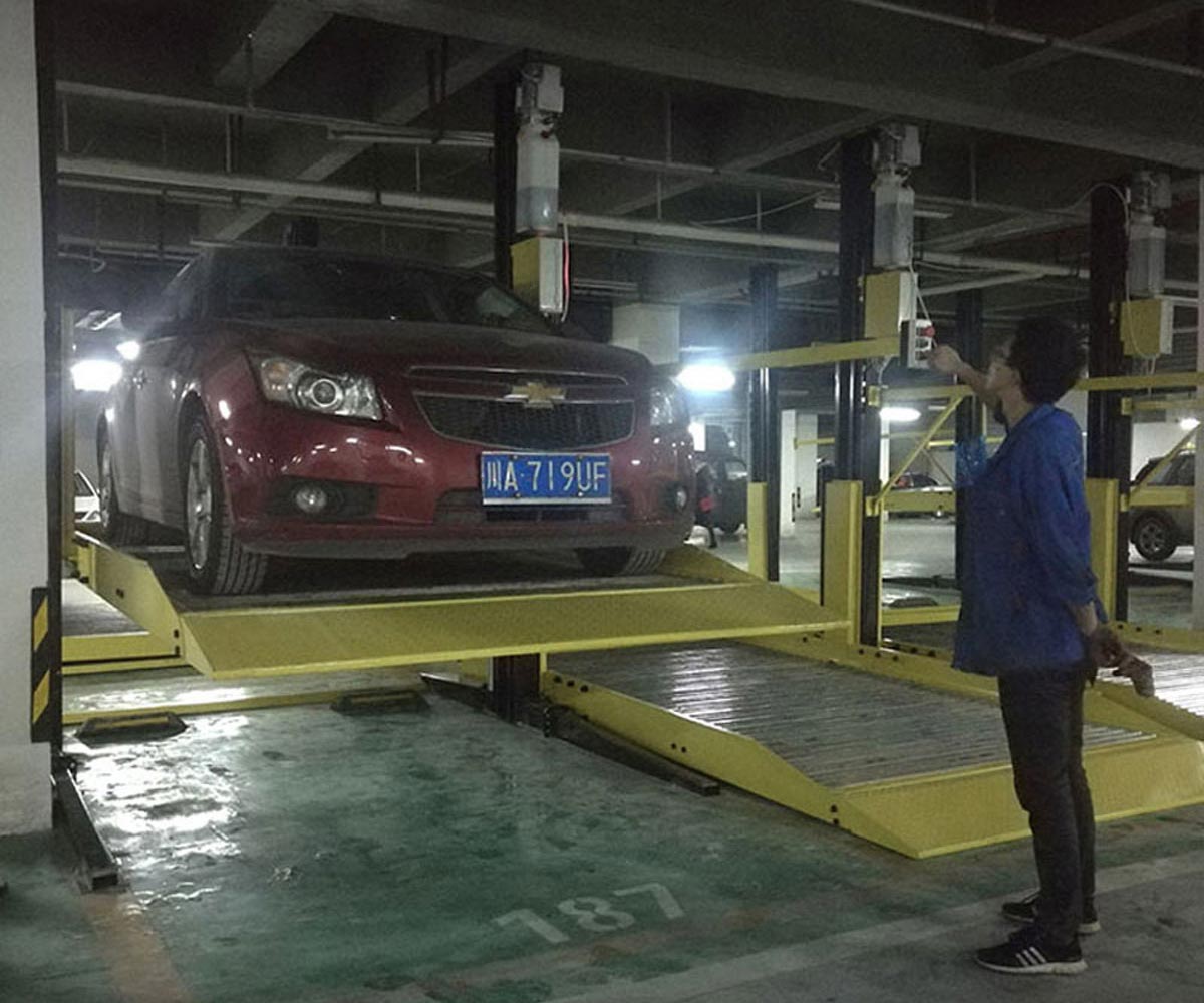永德兩層簡易類停車立體車庫安裝