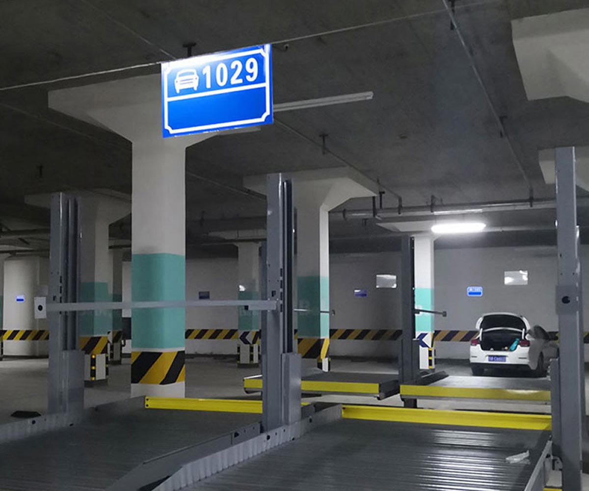 麻栗坡兩層簡易升降機械立體停車設備改造