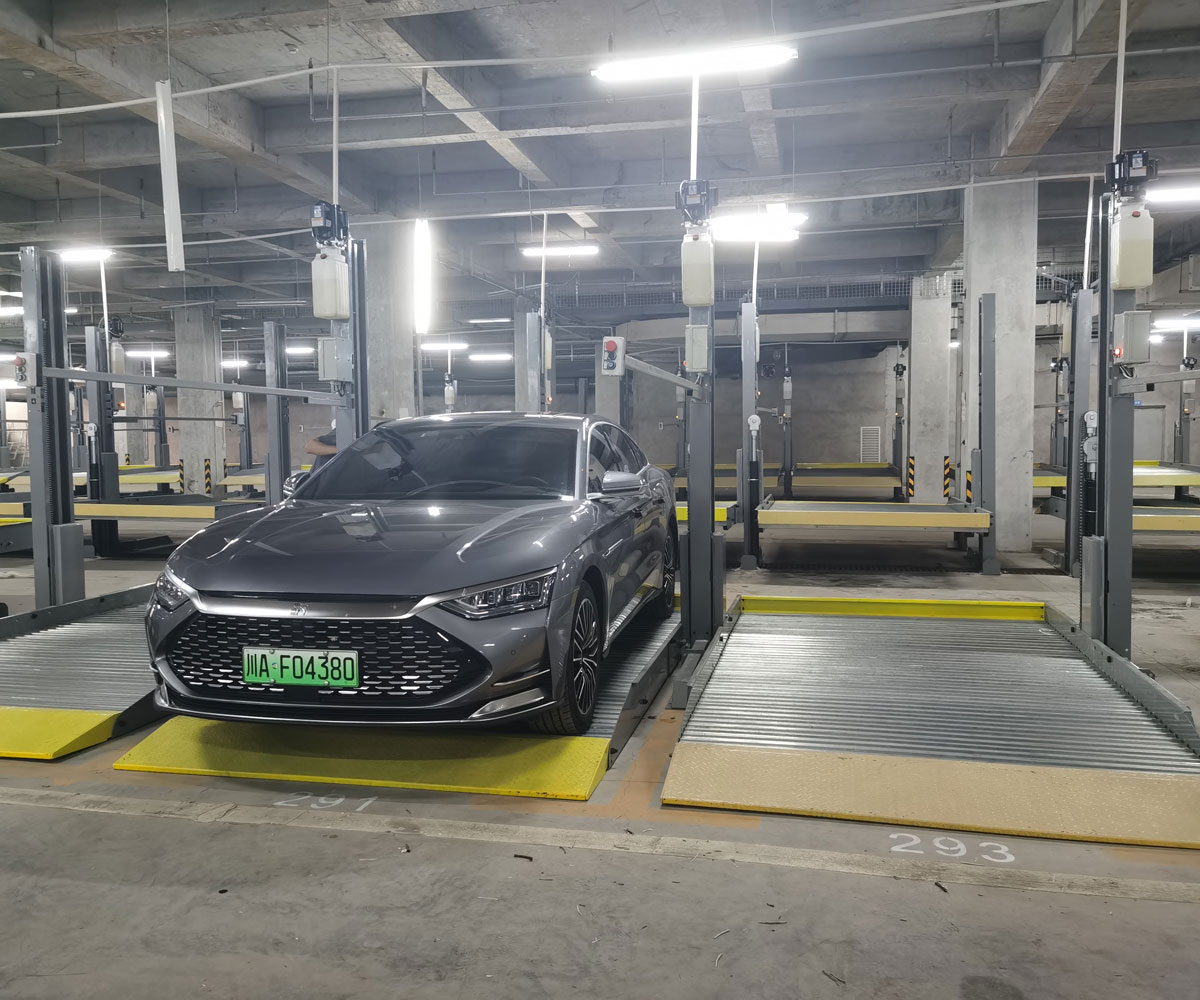 滄源左右橫移機械式立體車庫回收