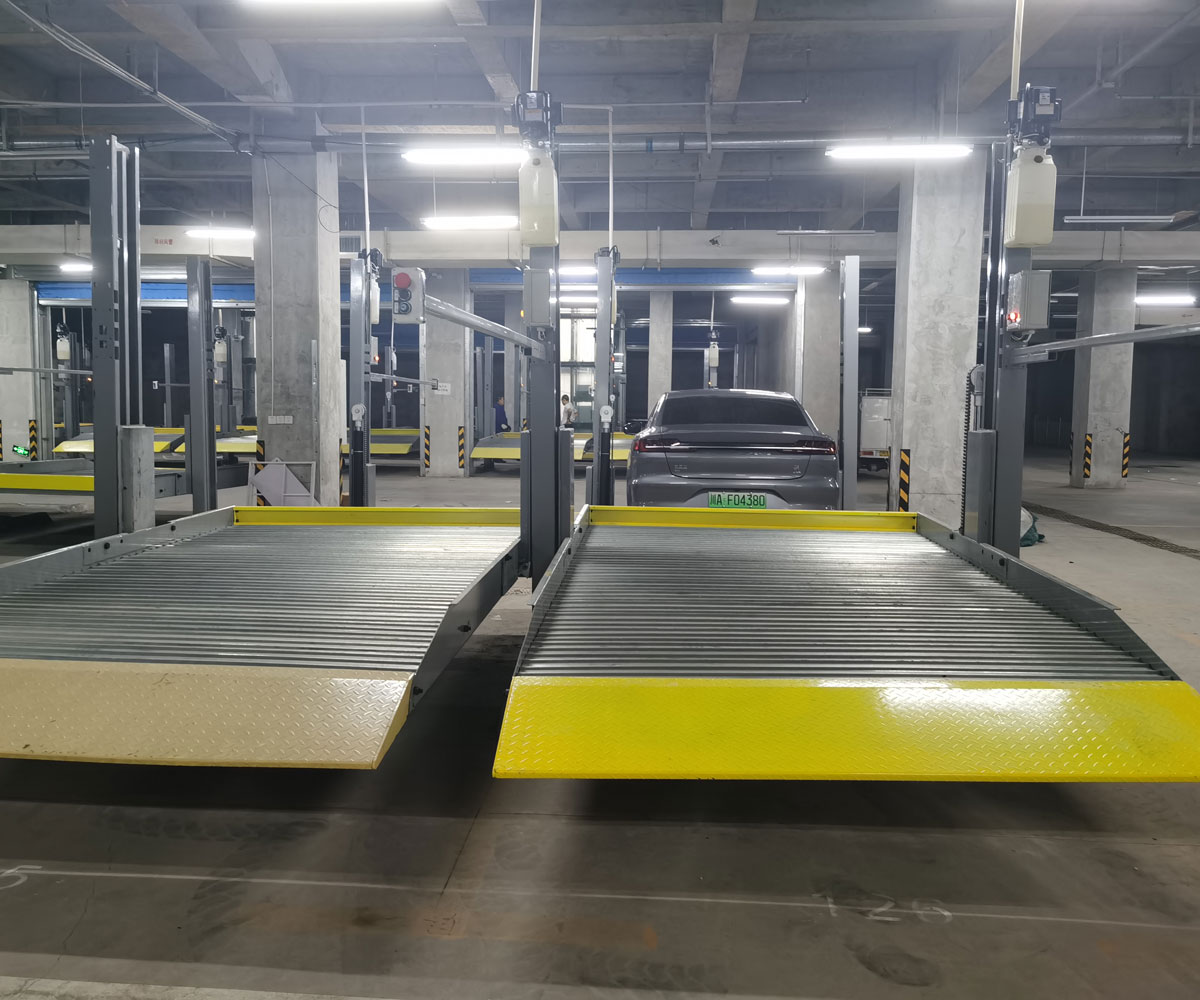 麻栗坡兩層升降平移立體停車設備改造