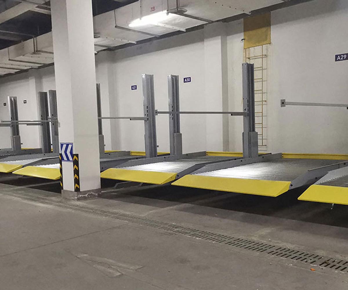 隆陽兩柱簡易式機械停車庫長租