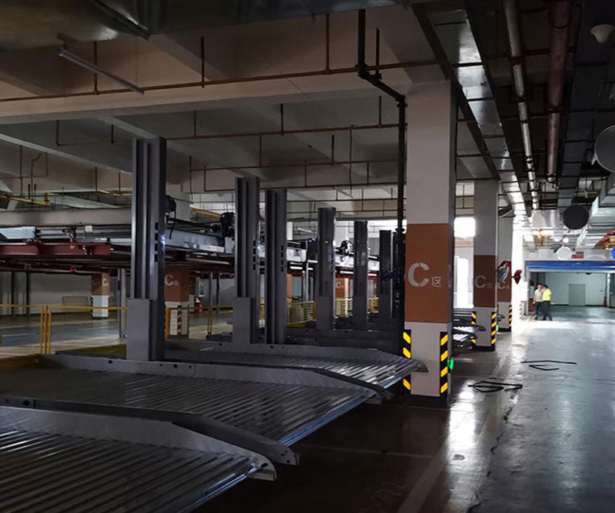 廣南PSH升降橫移機械立體車庫過驗收