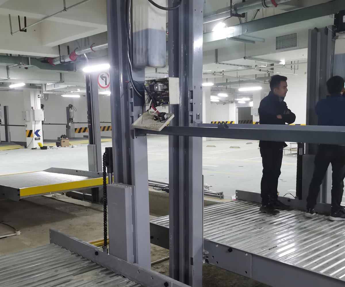 賓川2層升降式機械車庫價格