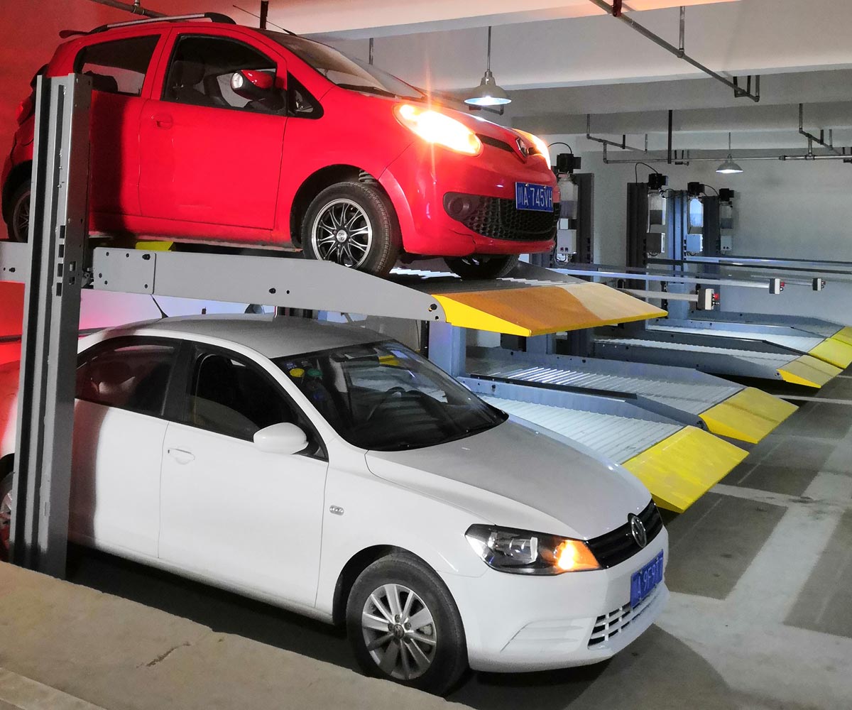 雙柏小區二層簡易升降機械車庫