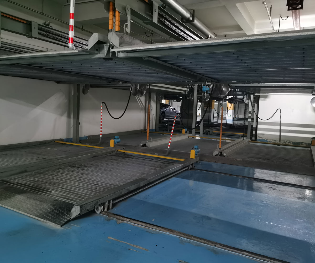雙柏左右橫移機械停車庫