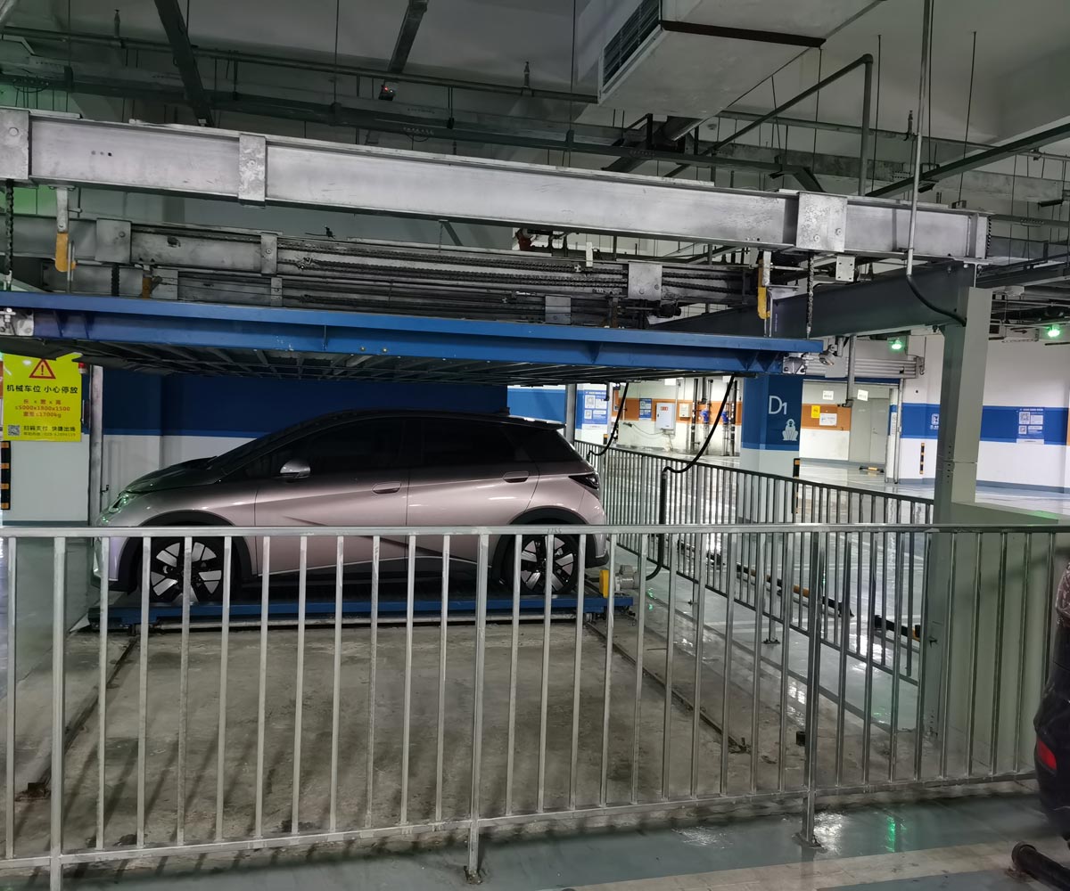 大理雙層升降類機械立體車庫