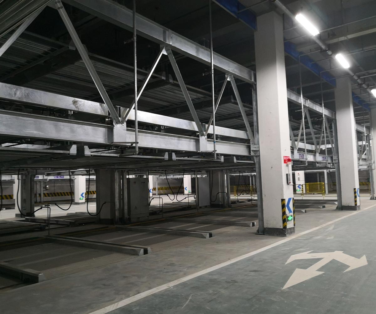 祥云PSH3三層升降橫移機械式停車設備